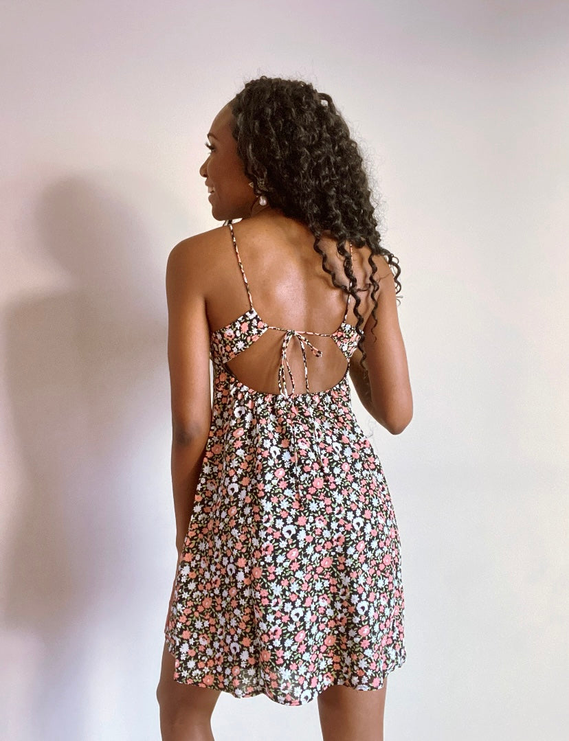 Sweet Floral Mini Dress
