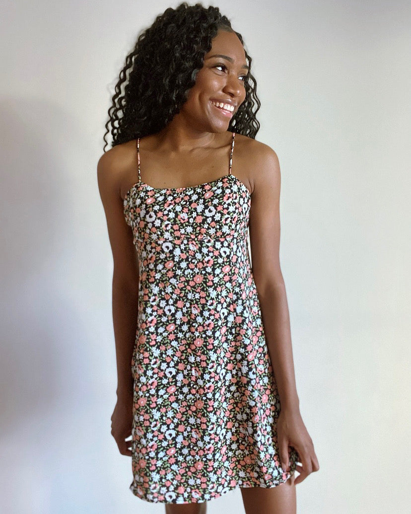 Sweet Floral Mini Dress
