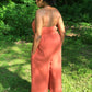 Marsala Linen Jumpsuit