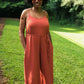 Marsala Linen Jumpsuit